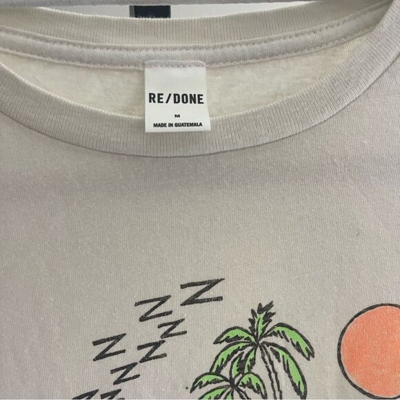 70s Loose Tee I Don't Do Mornings Re/Done NWOT MEDIUM - Picture 11 of 11